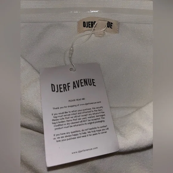 DJERF AVENUE tube top sugar NWT - small - Picture 8 of 15
